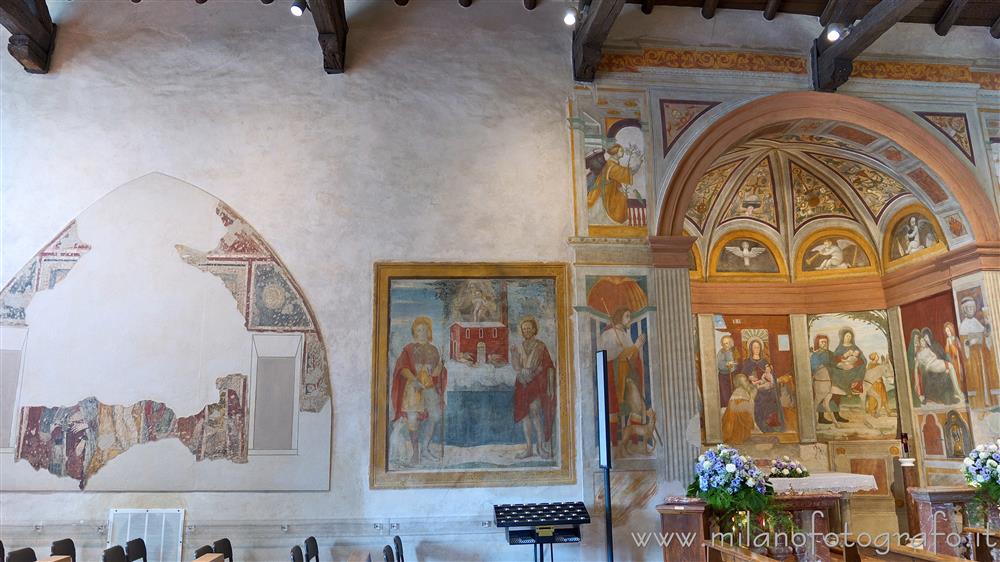 Cogliate (Milan, Italy) - Left internal wall of the Church of St. Damian